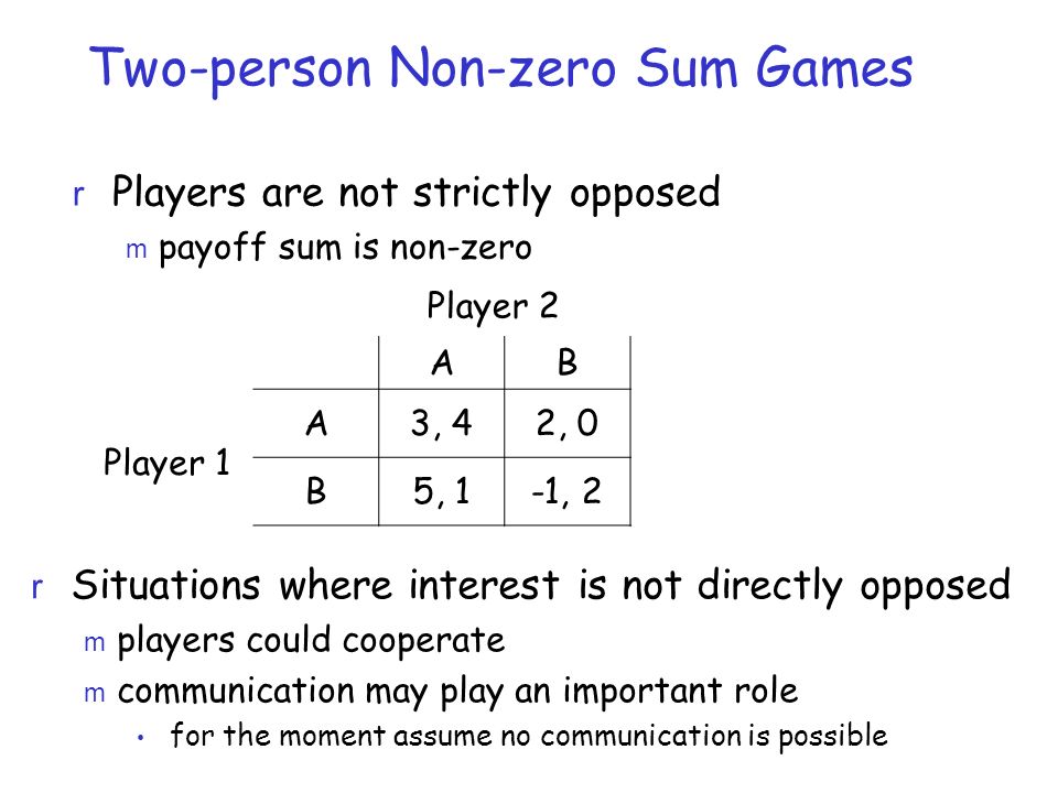 non-zero-sum-game